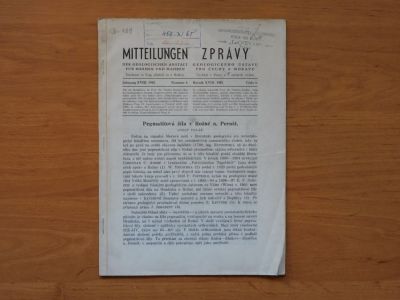 Pegmatitová žíla v Rožné n. Pernštejnem - Adolf Polák, 1942